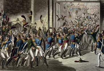 A chegada de Napoleão (1769-1821) às Tulherias em 20 de março de 1815
