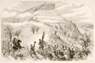 A Batalha de Lookout Mountain (litografia)