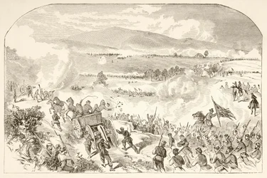 A Batalha de Malvern Hill (litografia)