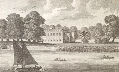 O Bispo do Palácio de Londres em Fulham, gravado por Taylor, 1788