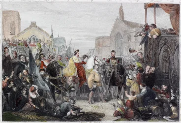 O Príncipe Negro entra em Londres