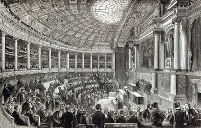 Câmara dos Deputados, Paris, de &39;Leisure Hour&39;, 1891