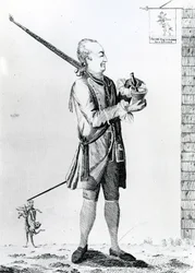 The Chymical Macaroni, publicado por G. Terry, 1772 (mezzotint)
