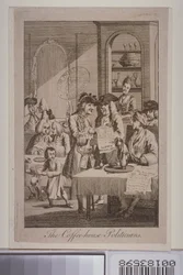 Os políticos da cafeteria, 1772
