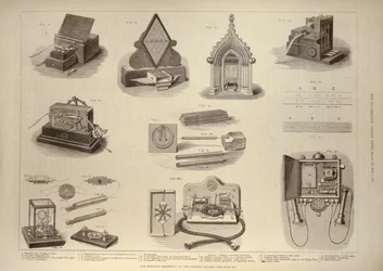 A exposição elétrica no Crystal Palace, do The Illustrated London News, 18 de março de 1882