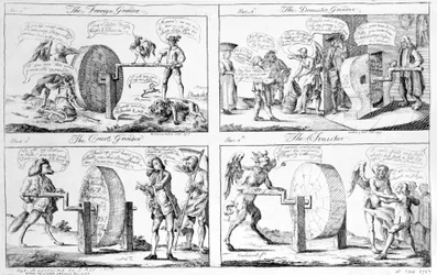 O Moedor Estrangeiro, O Moedor Doméstico, O Moedor De Corte, O Finalizador, 1757