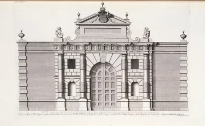 O Grande Portão na Burlington House, Piccadilly, de 