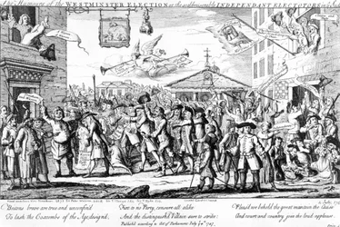 Os Humores da Eleição de Westminster ou os Eleitores Independentes Escaldáveis e Miseráveis do Sul, 1747