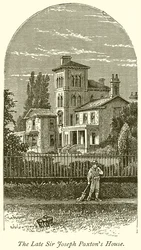 O falecido Sir Joseph Paxtons House