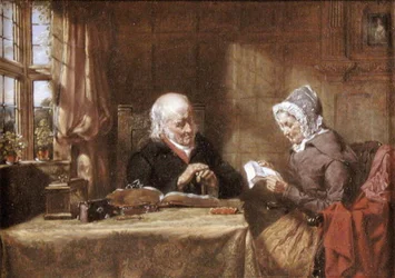 A Carta, ou Notícias de Afar, c.1860 (óleo sobre tela)