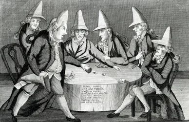 O Caldeirão de Macarrão, publicado por M. Darly, 1772 (mezzotint)