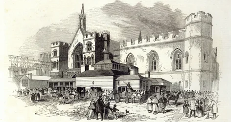 As novas salas do Comitê, Câmara dos Comuns, de "The Illustrated London News", 22 de fevereiro de 1845 (gravura)