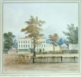 A Casa Velha e entrada para os Jardins Vauxhall, 1751