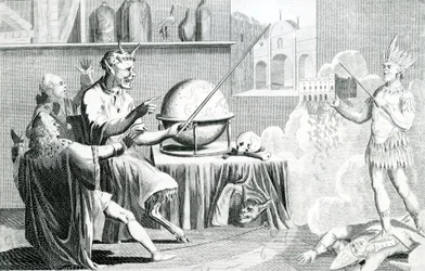 O Parlmt. dissolvido, ou, o diabo turnd cartomante, gravado por G. Terry, por volta de 1774