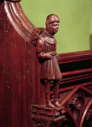 O vendedor ambulante de Swaffham, c.1462 (madeira)