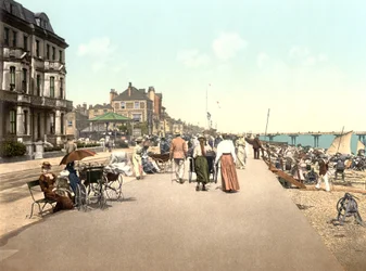 The Promenade, Deal (foto colorida à mão)