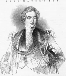 O Ilustríssimo Senhor Prefeito, sir G. Carroll, ilustração de "The Illustrated London News", 1846