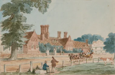 The Royal Mews, c.1865 (aguarela sobre papel)