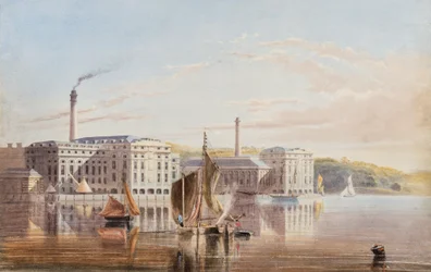 O Royal William Victualling Yard, em Stonehouse, c.1840