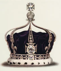 A Coroa de Estado da Rainha Maria das Jóias da Coroa de Inglaterra