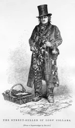 O vendedor de rua de coleiras de cães, c.1840