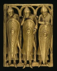 A Pyx do Templo, c.1140-50 (liga de cobre dourado)