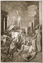O ataque à cidadela de Cartago