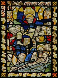 A janela do leste representando o Entombment