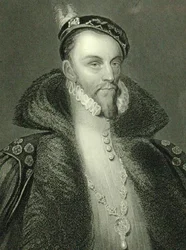 Thomas Radclyffe (c.1526-83) 3º Conde de Sussex (gravura)