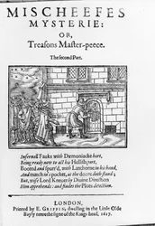 Página de rosto para Mischeefes Mysterie ou Treasons Master-peece - A segunda parte de John Vicars 1617