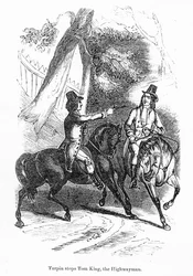 Turpin pára Tom King, a rodovia