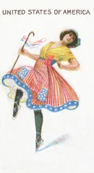 Estados Unidos da América, cartão de cigarro, 1915