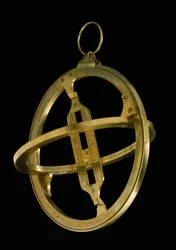 Relógio de sol do anel equinocial universal, c.1800 (latão)