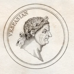 Vespasian, do &39;Crabb&39;s Historical Dictionary&39;, publicado em 1825