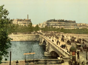 Vista de Paris (foto colorida à mão)