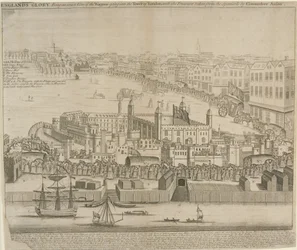 Carroças de tesouros levadas para a Torre de Londres, 1744