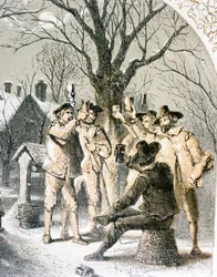 Wassailing as macieiras, 1840