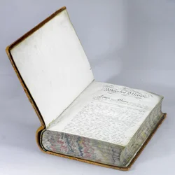 Waterloo Medal Roll, c.1815 (caneta e tinta sobre papel em volume encadernado com couro)