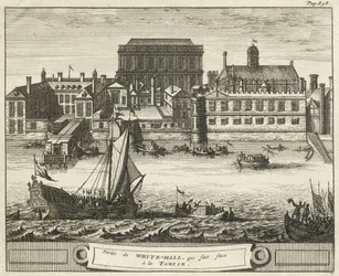 Whitehall, Westminster, Londres, Reino Unido (gravura)