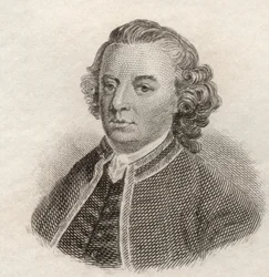 William Shenstone, do &39;Crabb&39;s Historical Dictionary&39;, publicado em 1825 (lito)