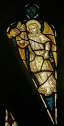 Vitral Ew tl representando a hierarquia angélica: Dominação