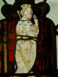 Janela N4 representando St Edward o Confessor