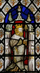 Janela Sa representando Edward, o Confessor (ou Edward III)