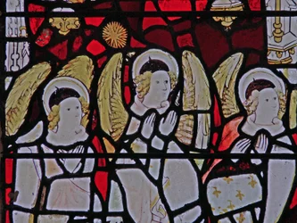 Vitral s3 representando a hierarquia angélica: Dominações