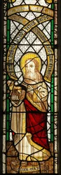 Janela s5 representando o evangelista: St Luke