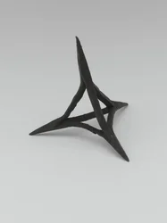 Caltrop de ferro forjado, século XVI