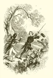 Aspirações militares jovens Washingtons