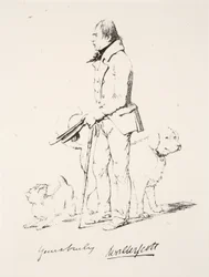 Atenciosamente, Walter Scott (caneta e tinta)