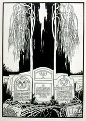 página de "Judah". coleção de baladas do poeta não judeu Börries von Münchhausen 1900