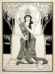 página de "Judah". coleção de baladas do poeta não judeu Börries von Münchhausen 1900